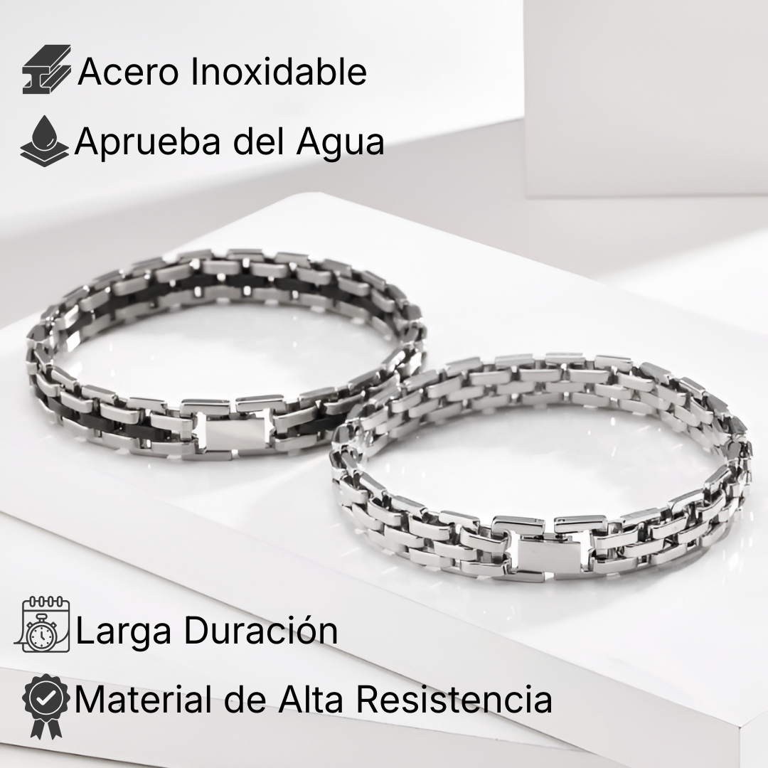 Pulsera EONIS de Acero Inoxidable para Presencia Profesional