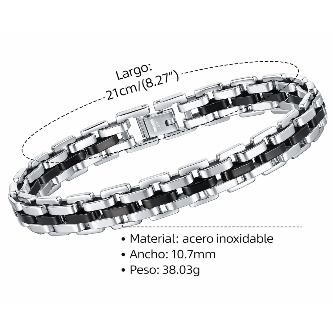 Pulsera EONIS de Acero Inoxidable para Presencia Profesional