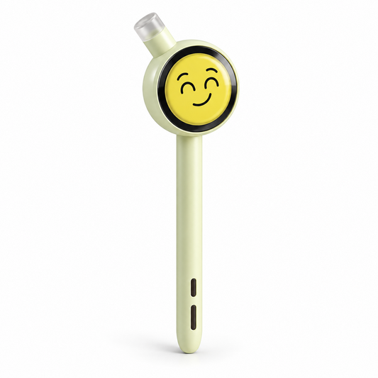 Little Starly: sensor para plantas con sonda y pantalla circular de emojis